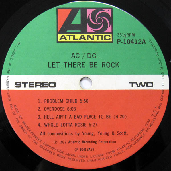 AC/DC - Let There Be Rock (LP, Album)