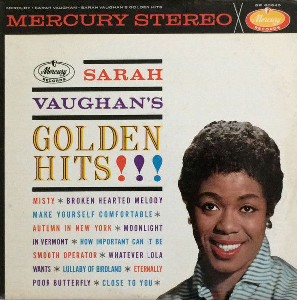 Sarah Vaughan - Sarah Vaughan's Golden Hits (LP, Comp)
