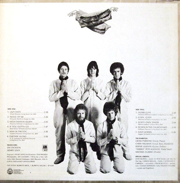 The Flying Burrito Bros.* - Burrito Deluxe (LP, Album, Mon)