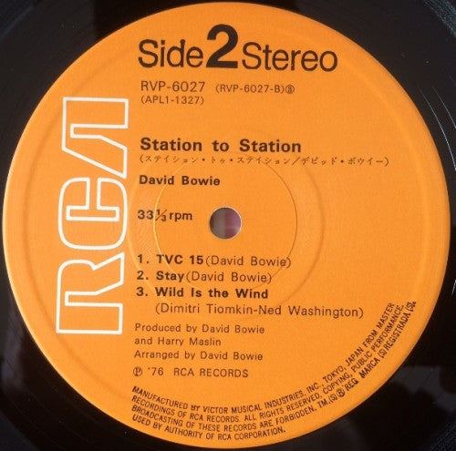 David Bowie - Station To Station (LP, Album, RP)