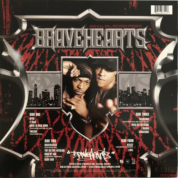 Bravehearts - Bravehearted (2xLP, Album)