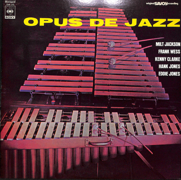 Milt Jackson - Opus De Jazz(LP, Album, Mono)