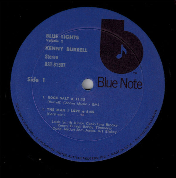 Kenny Burrell - Blue Lights Volume 2 (LP, Album, RE)