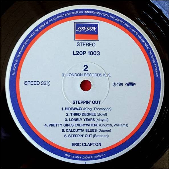 Eric Clapton - Steppin' Out(LP, Comp)