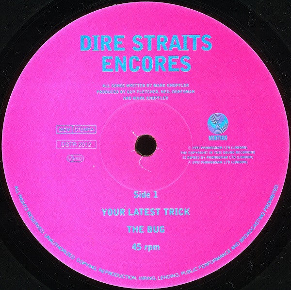Dire Straits - Encores (12"", EP)