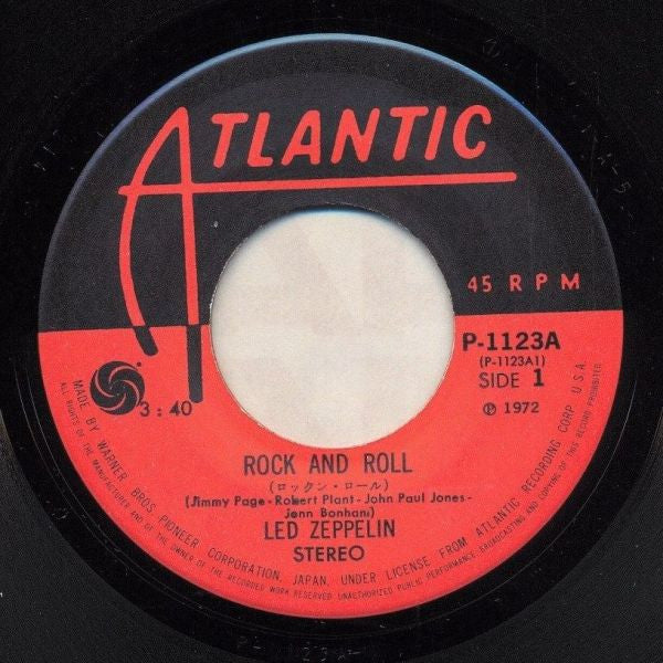 Led Zeppelin - Rock And Roll  (7"", Single)