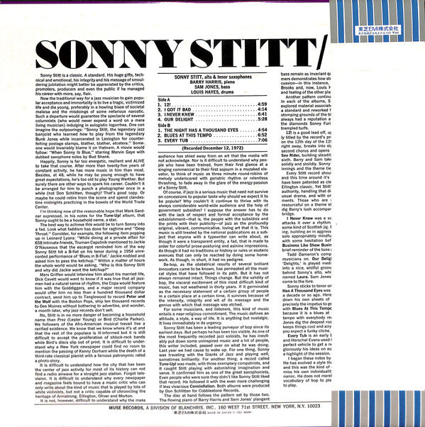 Sonny Stitt - 12! (LP, Album)