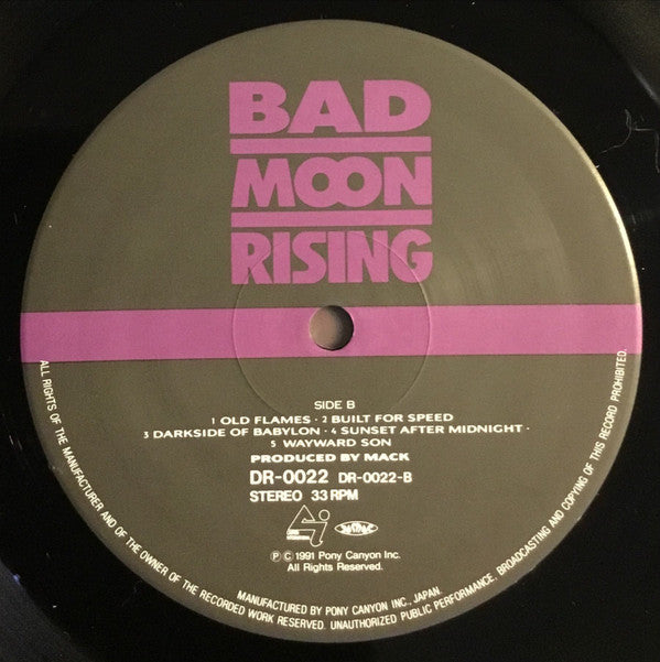 Bad Moon Rising - Bad Moon Rising (LP, Album)