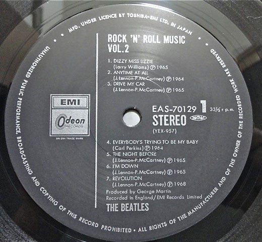 The Beatles - Rock 'N' Roll Music, Volume 2 (LP, Comp)