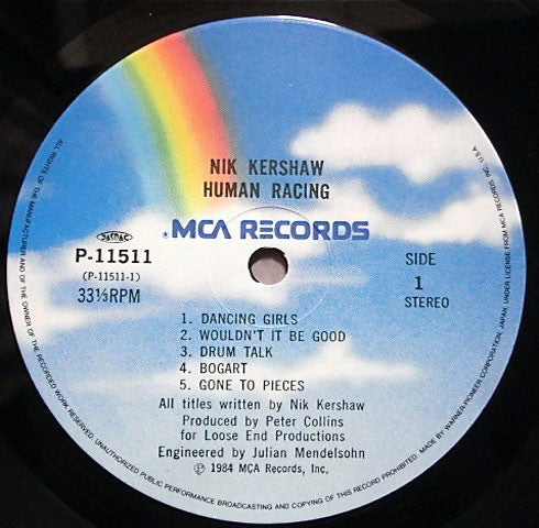 Nik Kershaw - Human Racing (LP, Album)