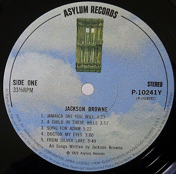 Jackson Browne - Jackson Browne (LP, Album, RE)