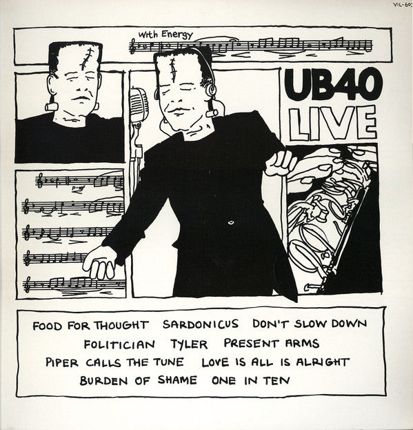 UB40 - Live (LP, Album)