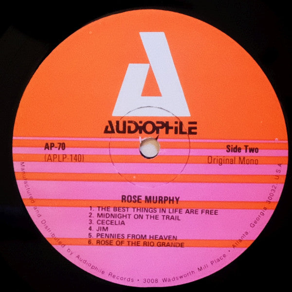 Rose Murphy - Rose Murphy (LP, Album, Mono, RM)