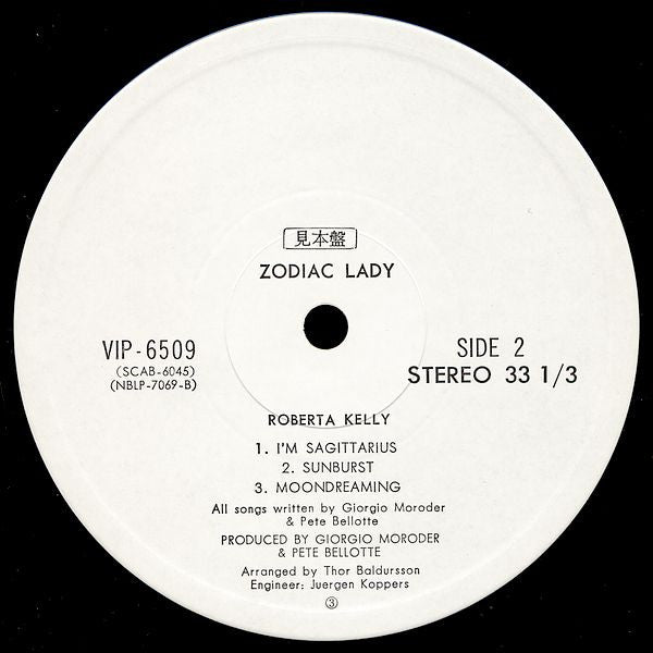 Roberta Kelly - Zodiac Lady (LP, Album, P/Mixed, Promo)