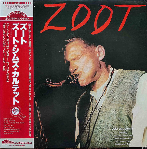 Zoot Sims Quartet - Zoot (LP, Album, RE)