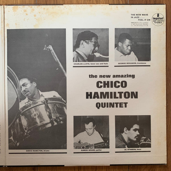 The New Amazing Chico Hamilton Quintet* - Passin' Thru (LP, Album, RE)