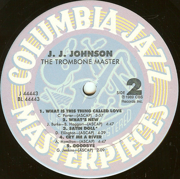 J.J. Johnson - The Trombone Master (LP, Comp, RM)