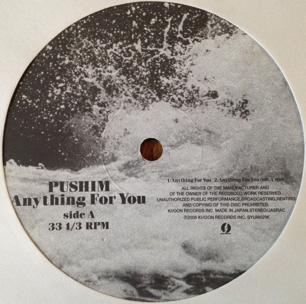 Pushim - Anything For You (10"", Single)