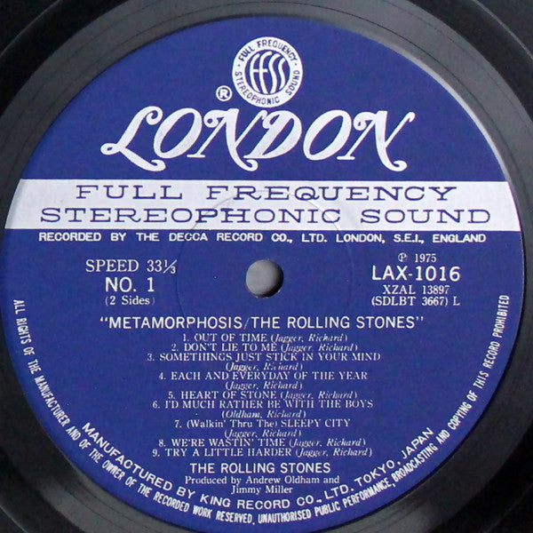 The Rolling Stones - Metamorphosis (LP, Comp, Ltd, RE)