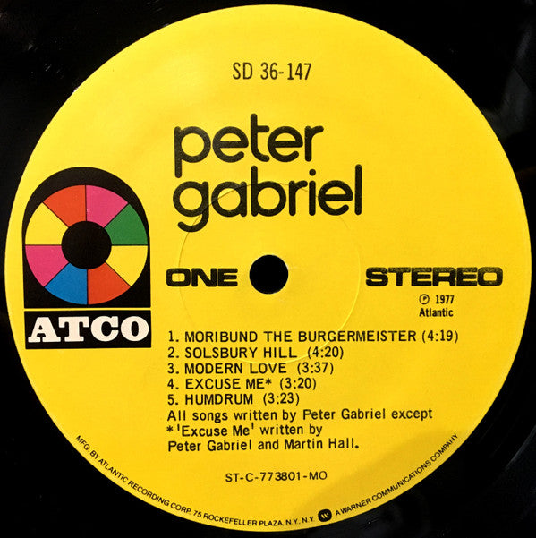 Peter Gabriel - Peter Gabriel (LP, Album, MO )