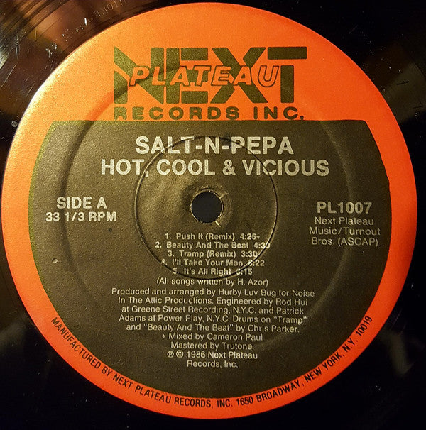 Salt'N Pepa* - Hot Cool Vicious (LP, Album, RE)