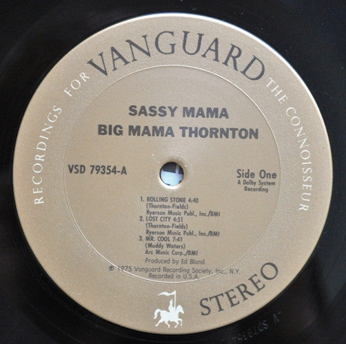 Big Mama Thornton - Sassy Mama! (LP, Album)