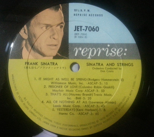 Frank Sinatra - Sinatra & Strings = 昼も夜も (LP, Album)