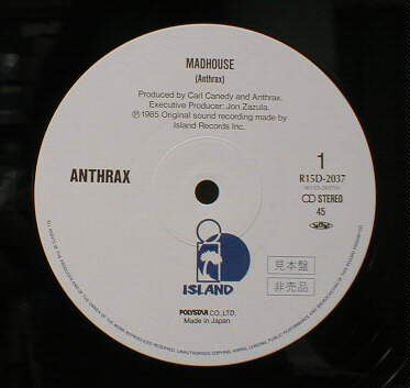 Anthrax - Madhouse (12"", Single, Promo)
