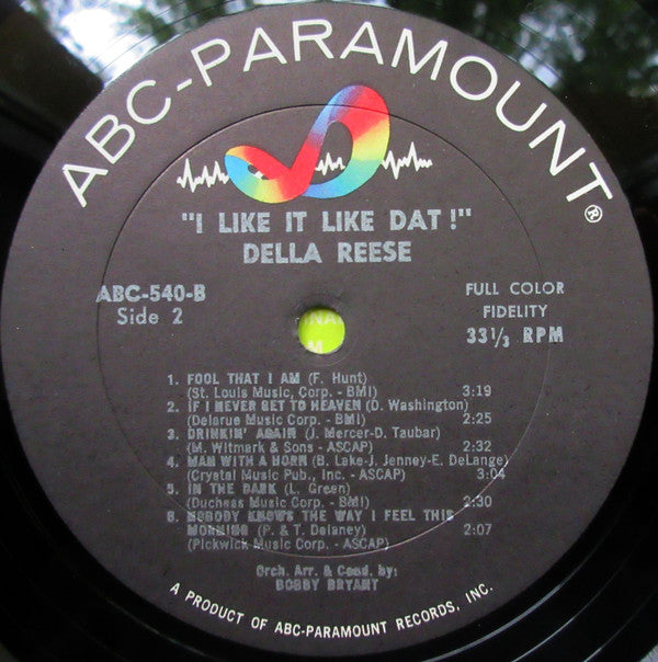 Della Reese - I Like It Like Dat! (LP, Mono)