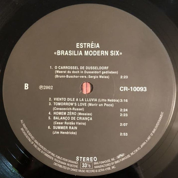Brasilia Modern Six - Estréia (LP, Album)