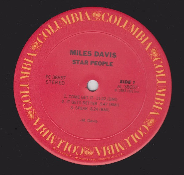 Miles Davis - Star People (LP, Album, Car)