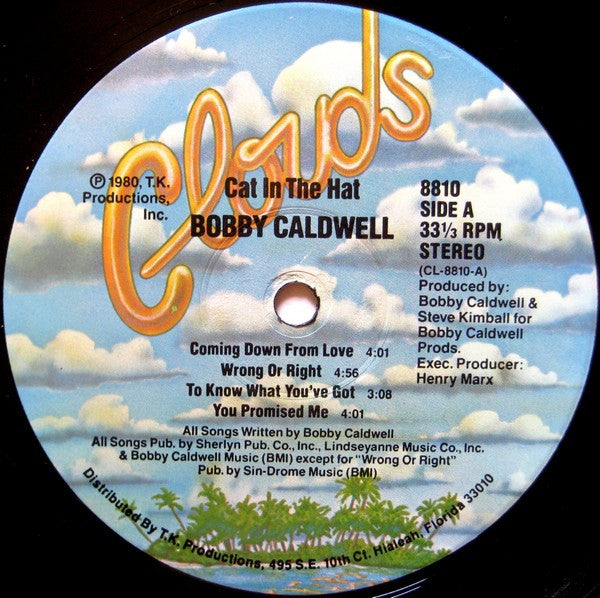 Bobby Caldwell - Cat In The Hat (LP, Album, Rai)