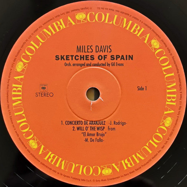 Miles Davis - Sketches Of Spain (LP, Album, RE, 180)