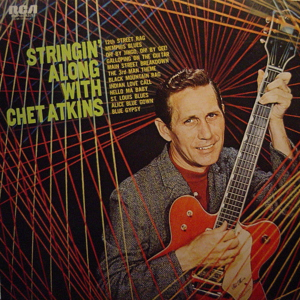 Chet Atkins - Stringin' Along With Chet Atkins (LP, Album, RE)