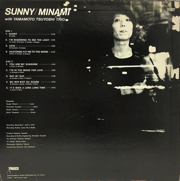 Minami* With Yamamoto Tsuyoshi Trio* - Sunny (LP, Album)