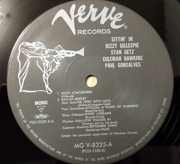Stan Getz - Sittin' In(LP, Album, Mono, RE)