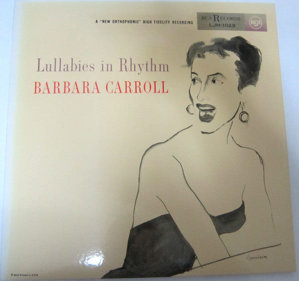 Barbara Carroll - Lullabies In Rhythm (LP, Mono, RE, Gat)