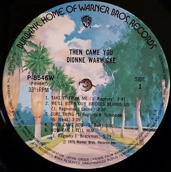 Dionne Warwicke* - Then Came You (LP, Album)