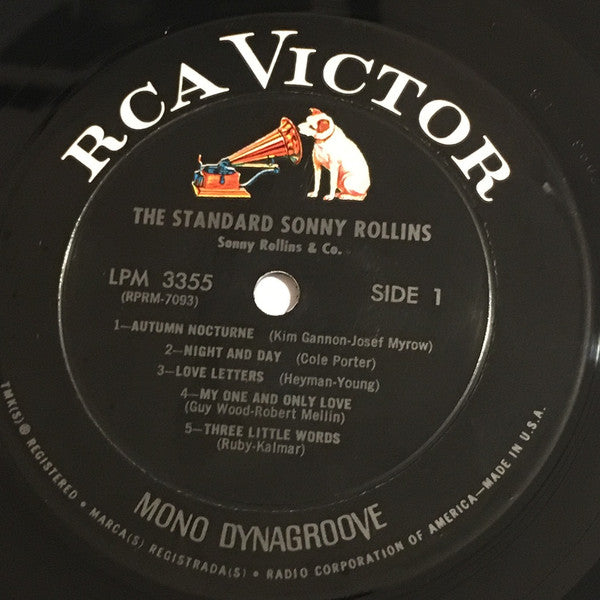Sonny Rollins & Co. - The Standard Sonny Rollins(LP, Album, Mono, Dyn)