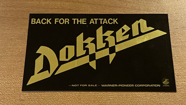 Dokken - Back For The Attack (LP, Album)