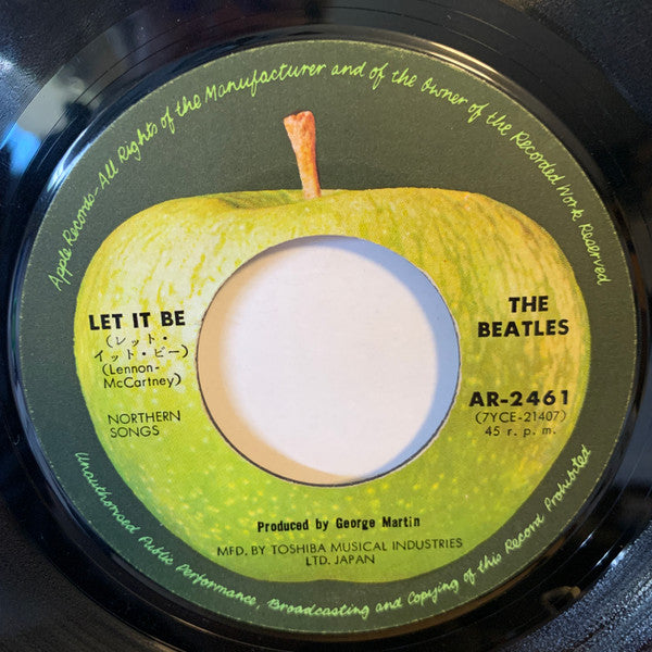 The Beatles - Let It Be (7"", Single, ¥40)