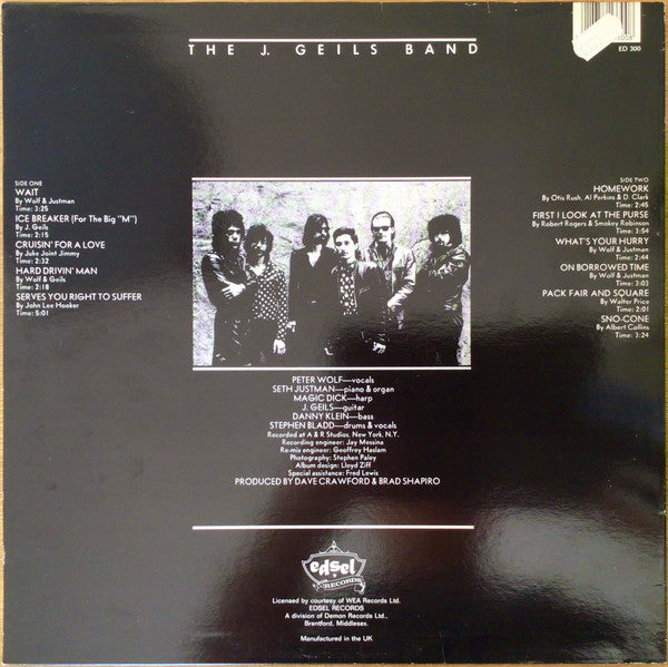 The J. Geils Band - The J. Geils Band (LP, Album)