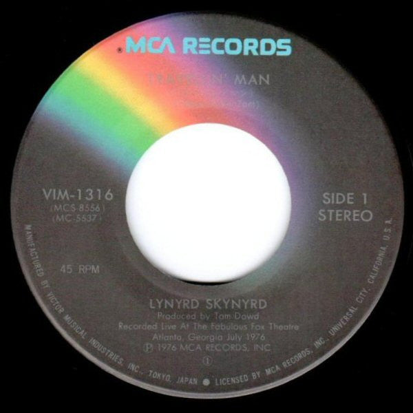 Lynyrd Skynyrd - Travellin' Man = トラベリン・マン　 (7"", Single)