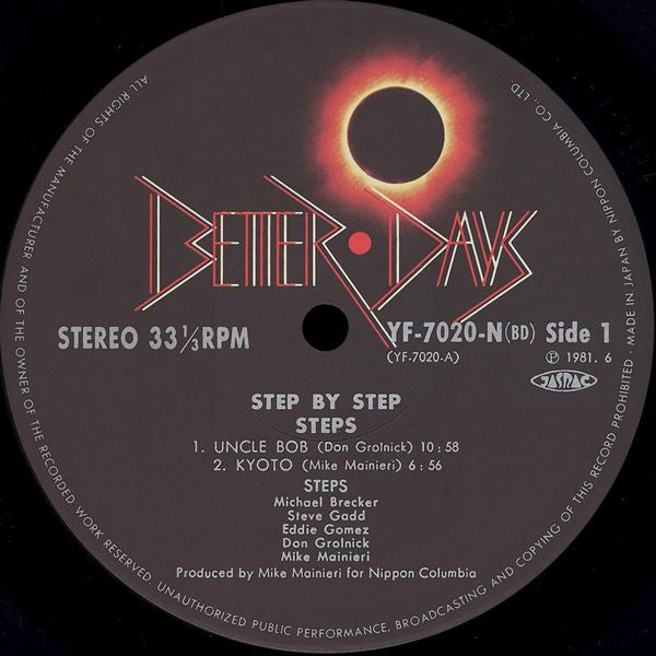 Steps (3) - Step By Step (LP, Album)