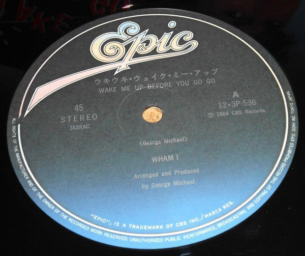 Wham! - Wake Me Up Before You Go-Go (12"")