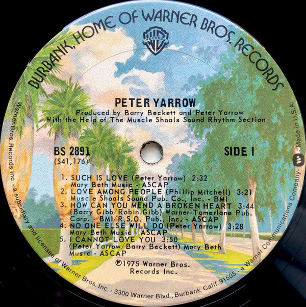 Peter Yarrow - Love Songs (LP, Album, San)