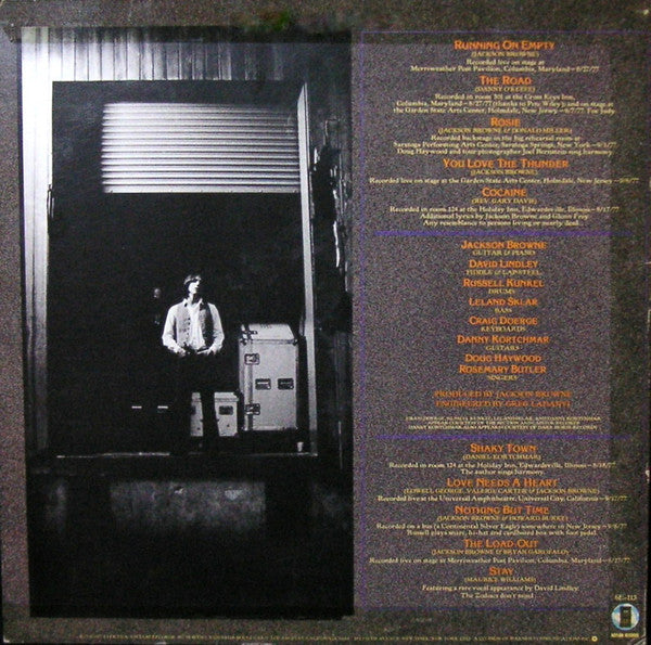 Jackson Browne - Running On Empty (LP, Album, RP, SP-)