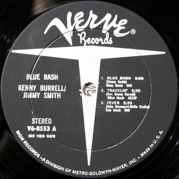 Kenny Burrell / Jimmy Smith - Blue Bash! (LP, Album, Wad)