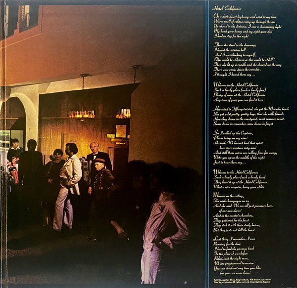 Eagles - Hotel California (LP, Album, Gat)