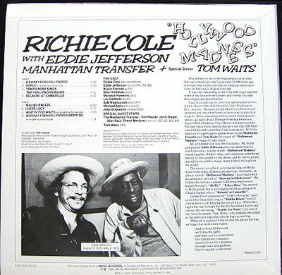 Richie Cole With Eddie Jefferson - Hollywood Madness (LP, Album)